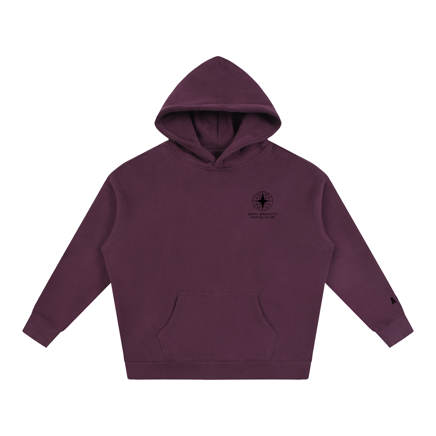 Official Anti Gravity Social Club Hoodie | Black Print