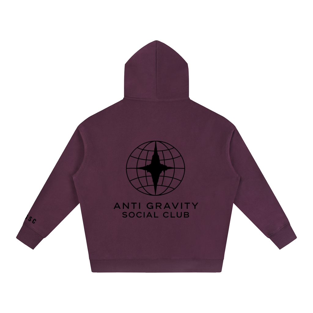 Official Anti Gravity Social Club Hoodie | Black Print