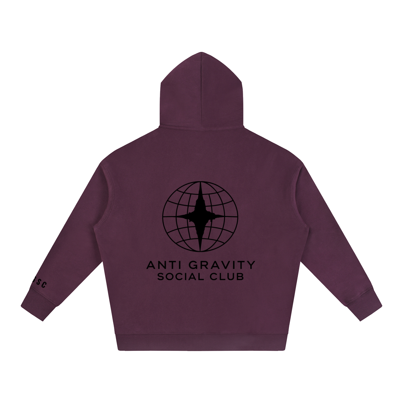 Official Anti Gravity Social Club Hoodie | Black Print