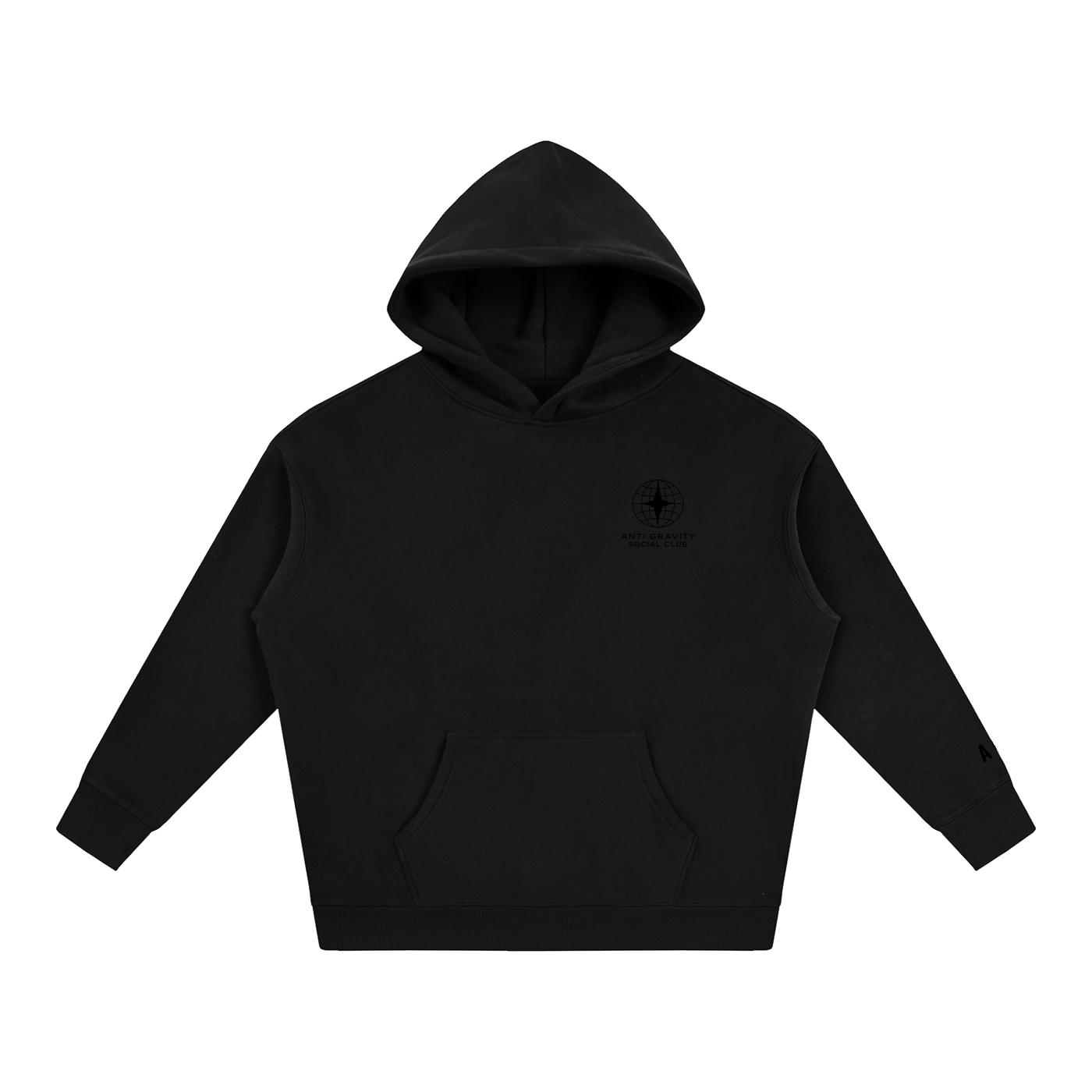 Official Anti Gravity Social Club Hoodie | Black Print