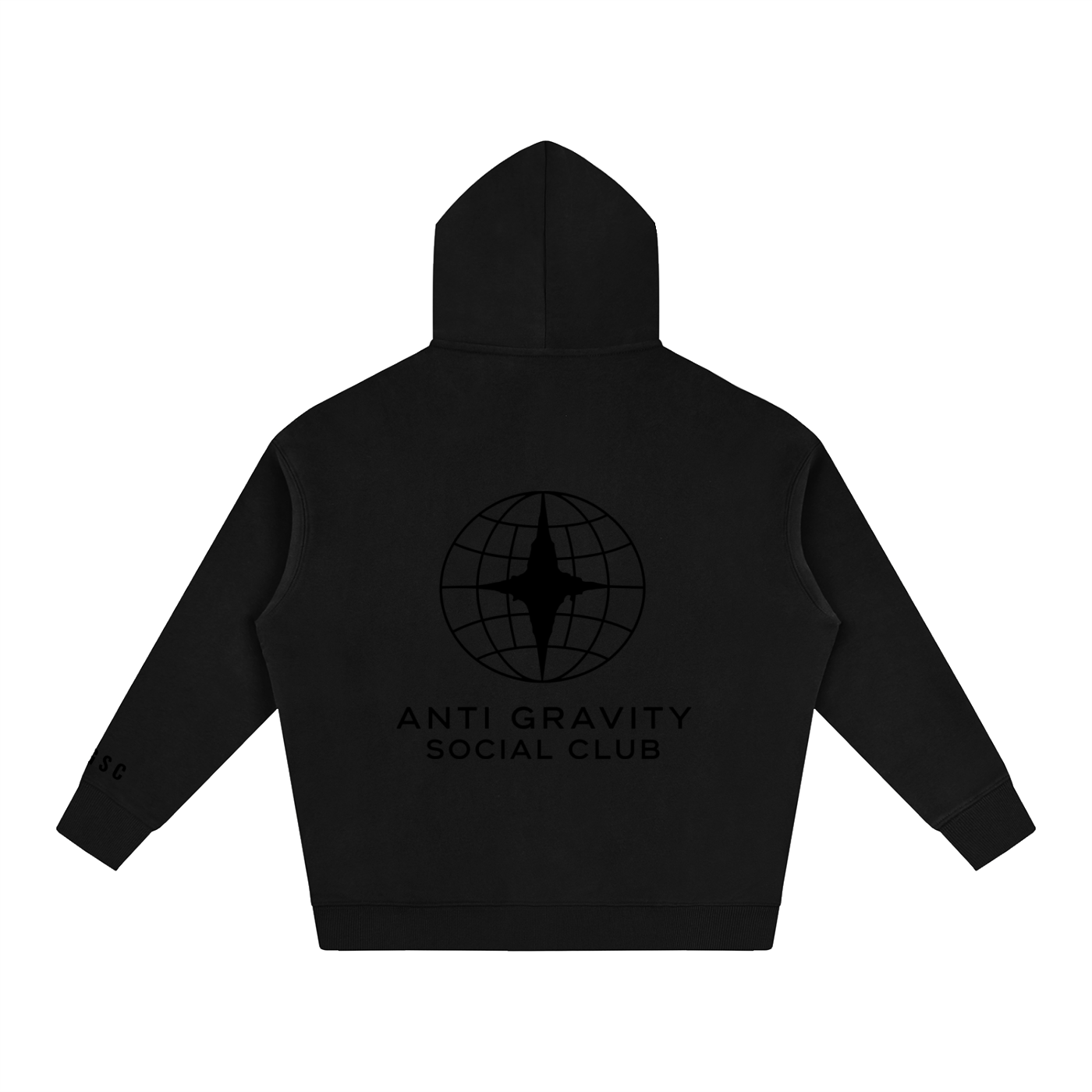 Official Anti Gravity Social Club Hoodie | Black Print