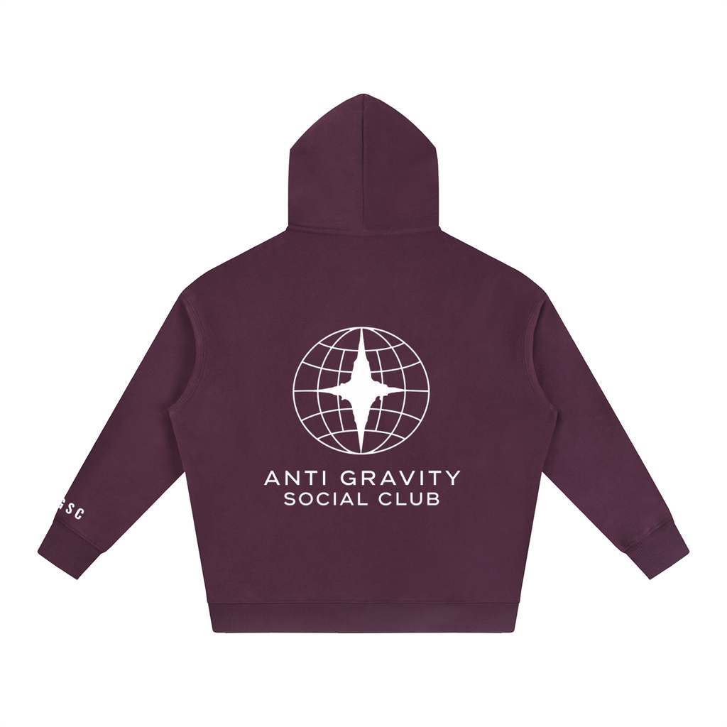 Official Anti Gravity Social Club Hoodie | White Print