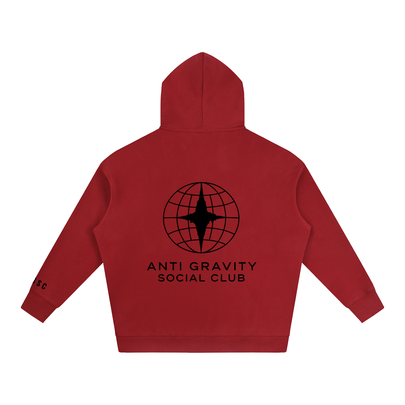 Official Anti Gravity Social Club Hoodie | Black Print
