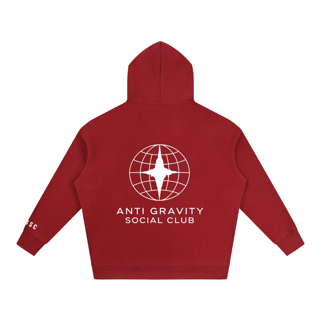 Official Anti Gravity Social Club Hoodie | White Print