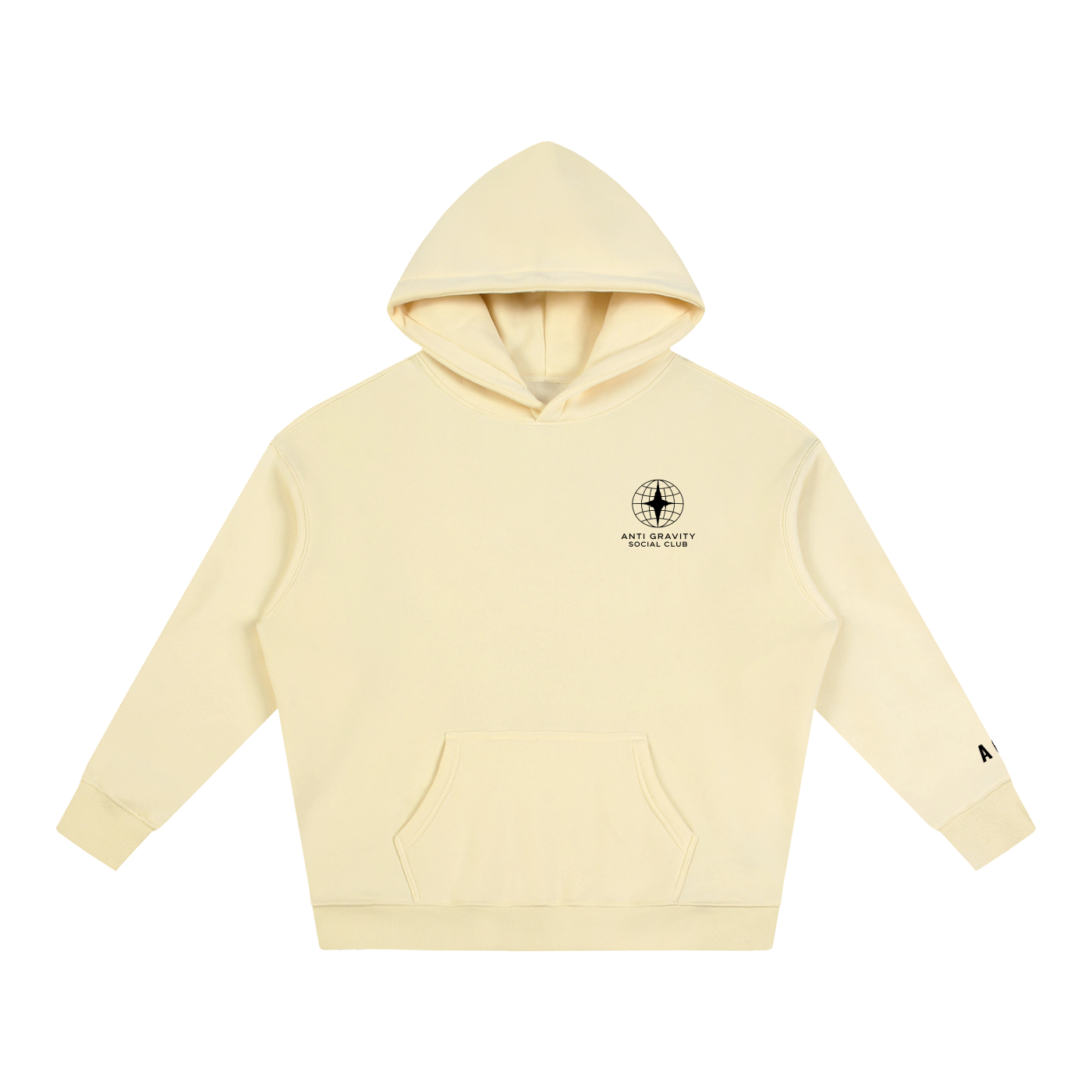 Official Anti Gravity Social Club Hoodie | Black Print